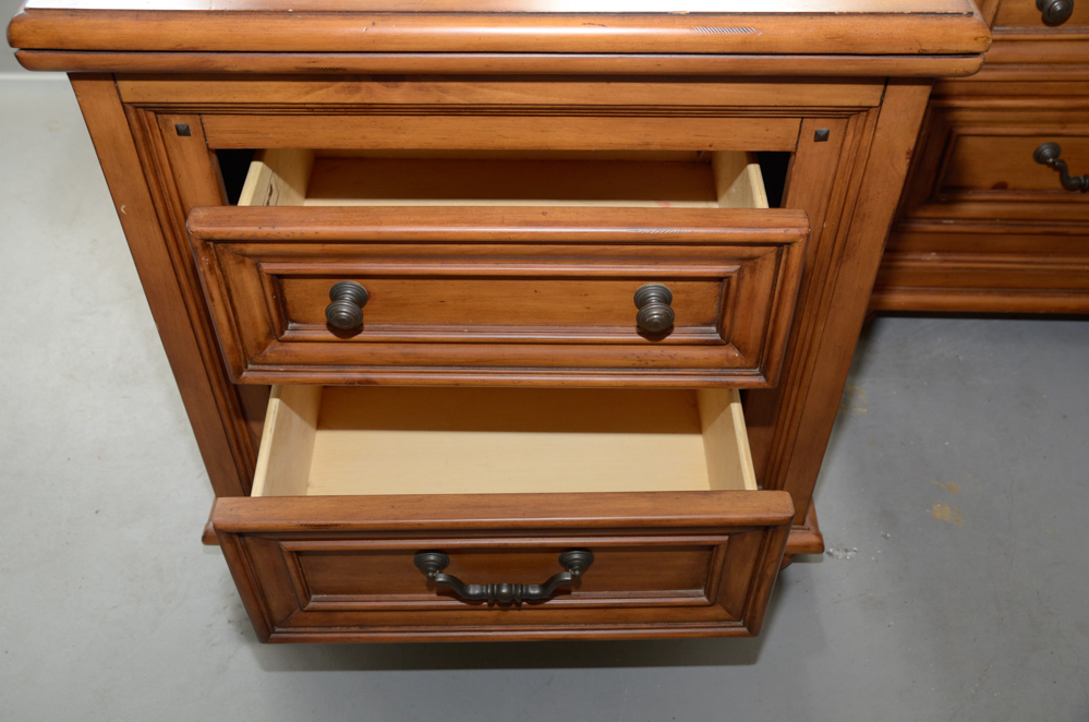 Pair of Broyhill Wood Nightstands
