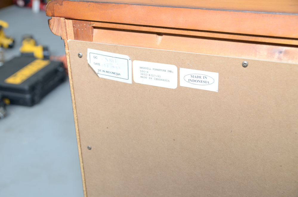 Pair of Broyhill Wood Nightstands