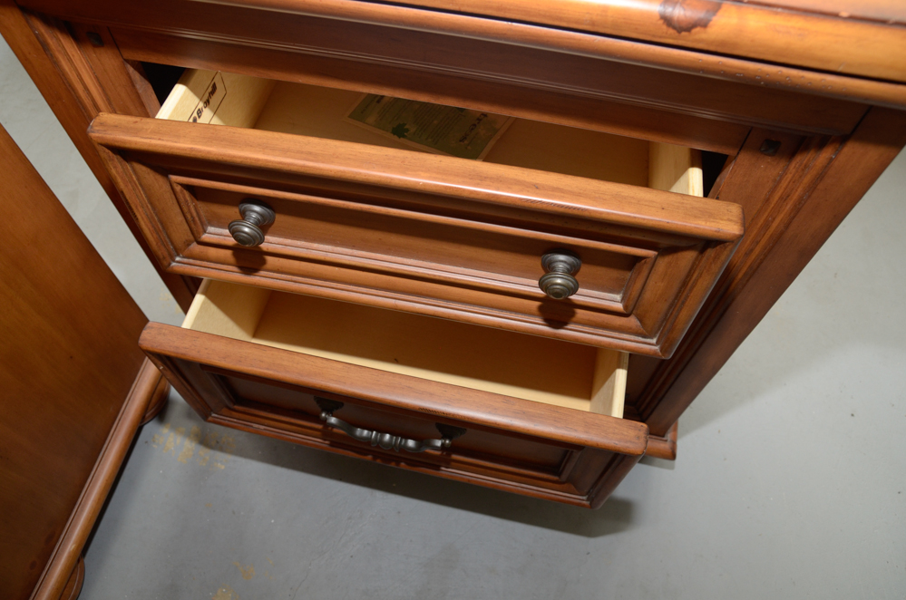 Pair of Broyhill Wood Nightstands