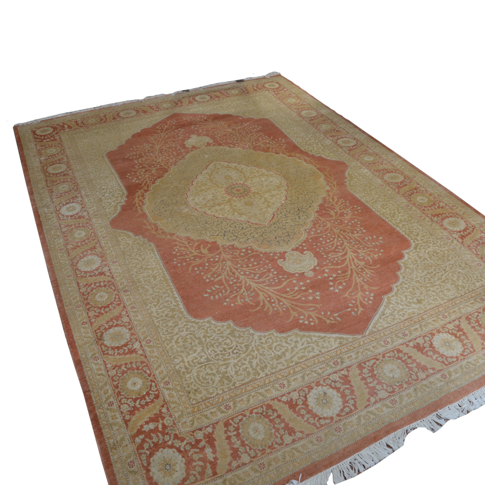 Machine Made "Tree of Life" Area Rug