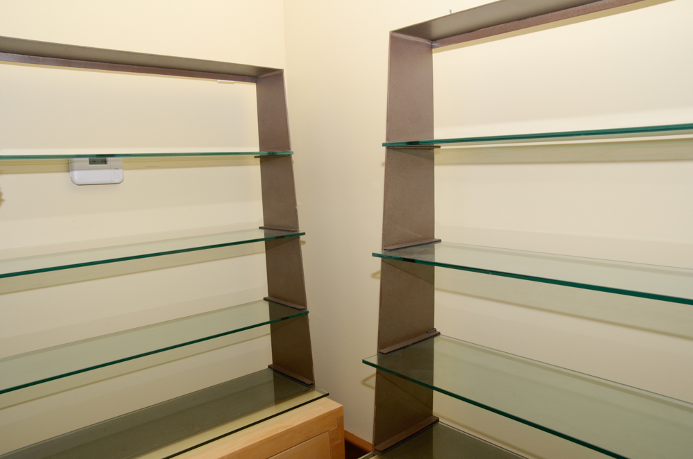 Three Contemporary Display Shelves