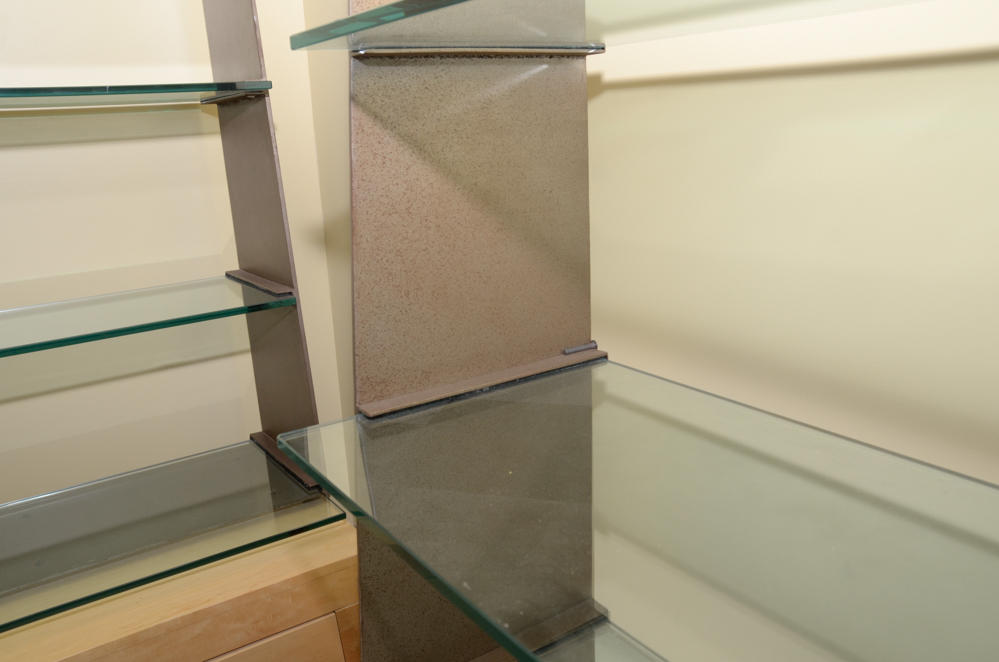 Three Contemporary Display Shelves