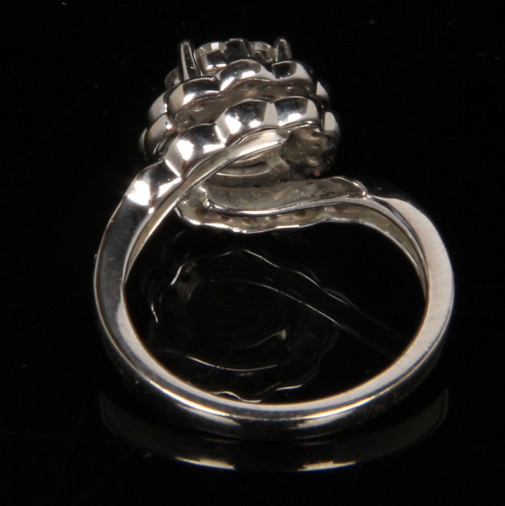 14K White Gold 1.00 CTW Diamond Ring