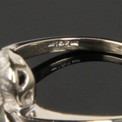 14K White Gold 0.35 CTW Diamond Ring