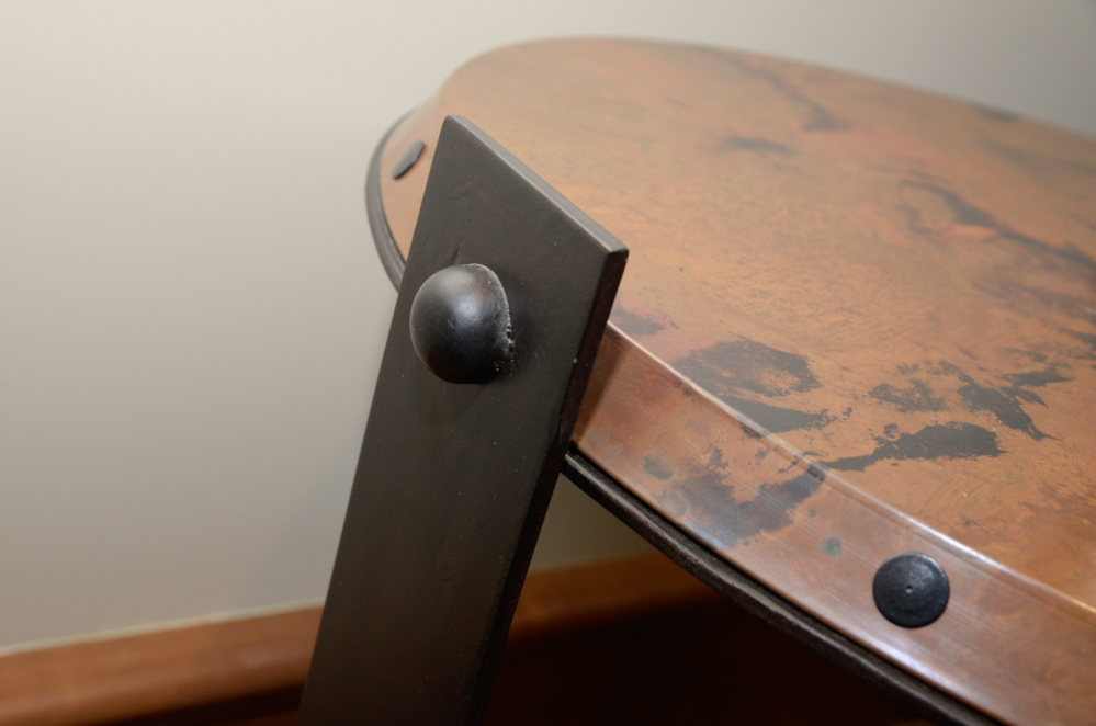 Industrial Metal Side Table