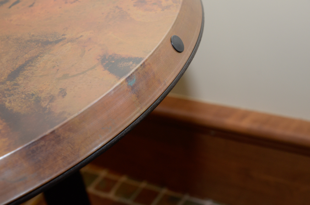 Industrial Metal Side Table