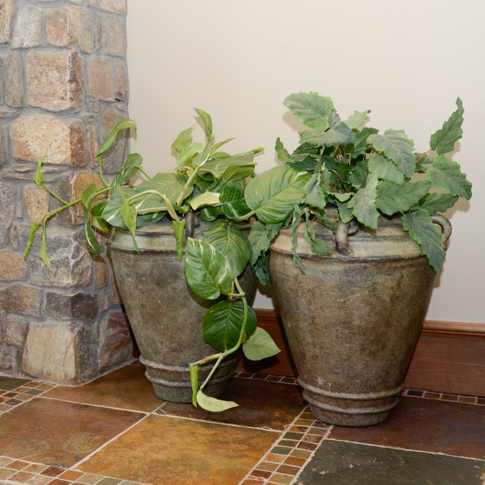 Pair of Ceramic Planters