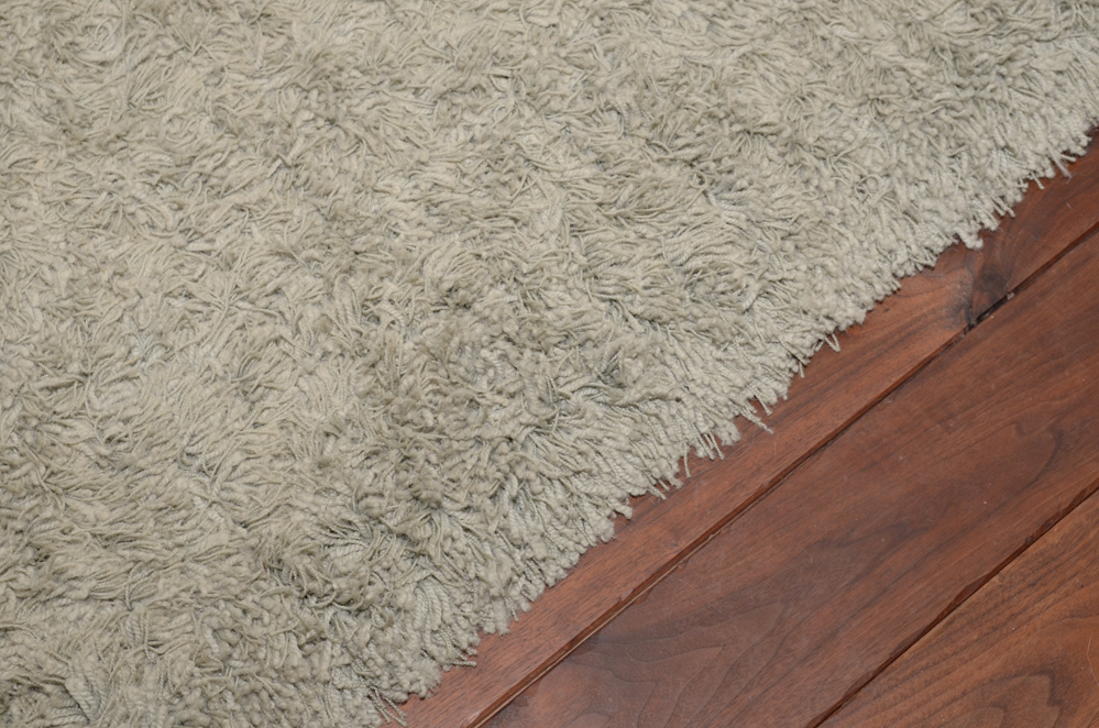 Pale Blue Shag Rug