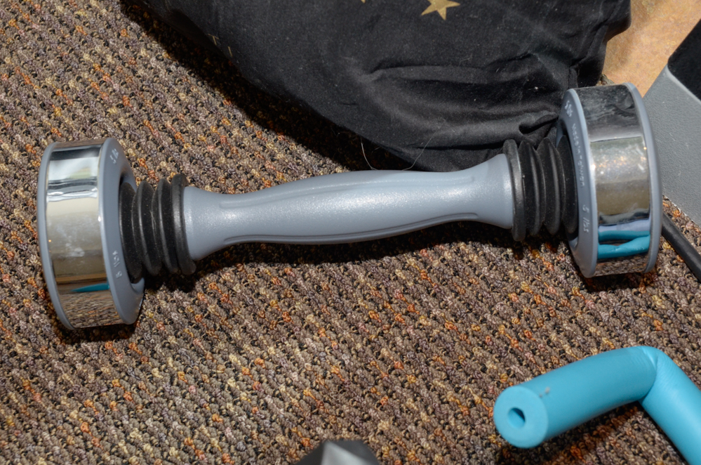 Collection of Fitness Equipment including Heavy Bag