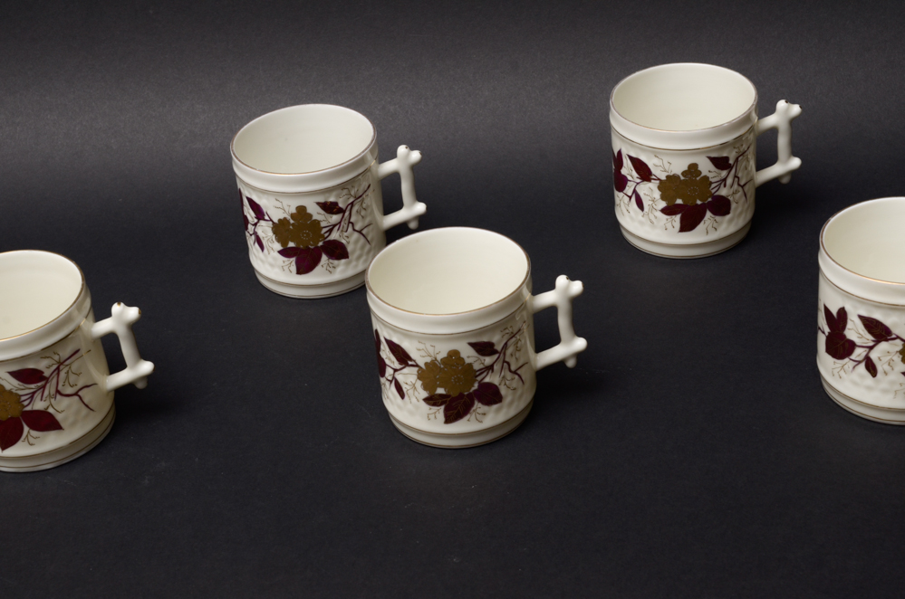 Vintage Hand-Painted China Coffee Service