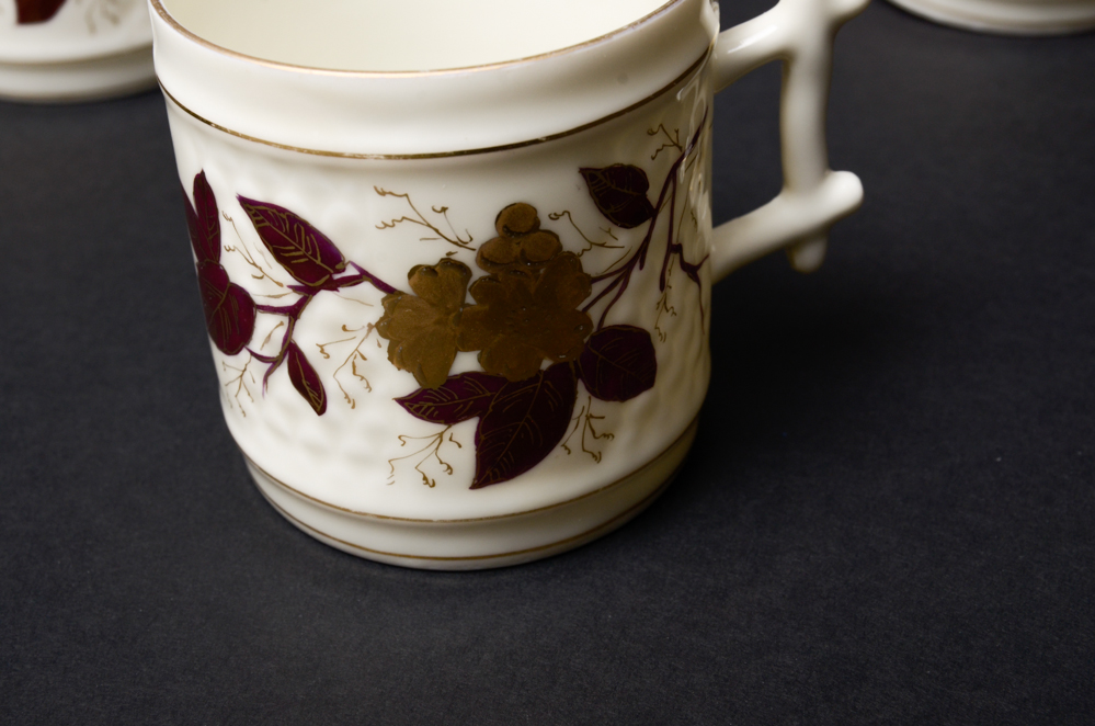 Vintage Hand-Painted China Coffee Service