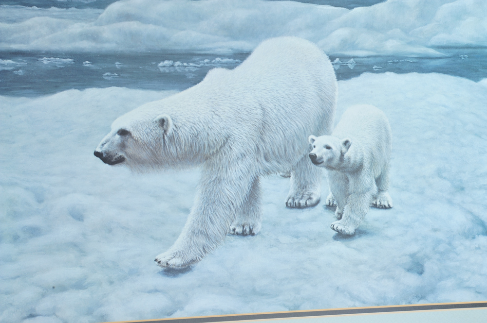 Charles Frace "Polar Bears" Signed Limited Edition Print