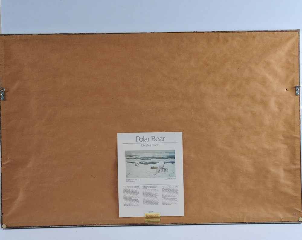 Charles Frace "Polar Bears" Signed Limited Edition Print