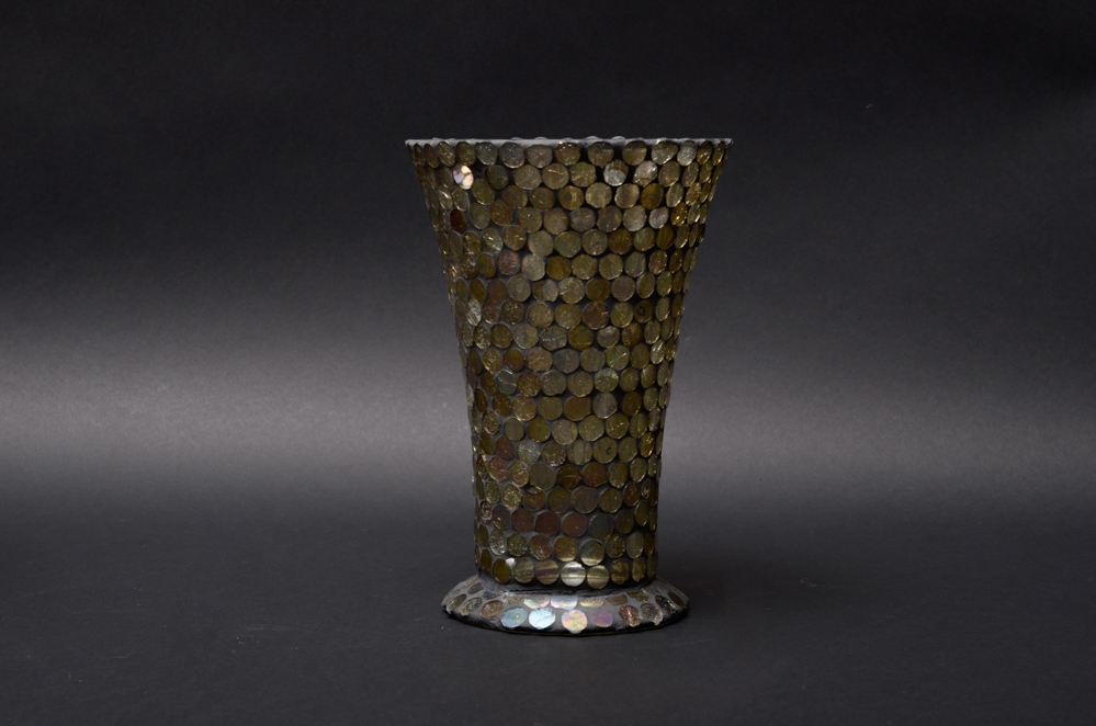 Mosaic Glass Vases