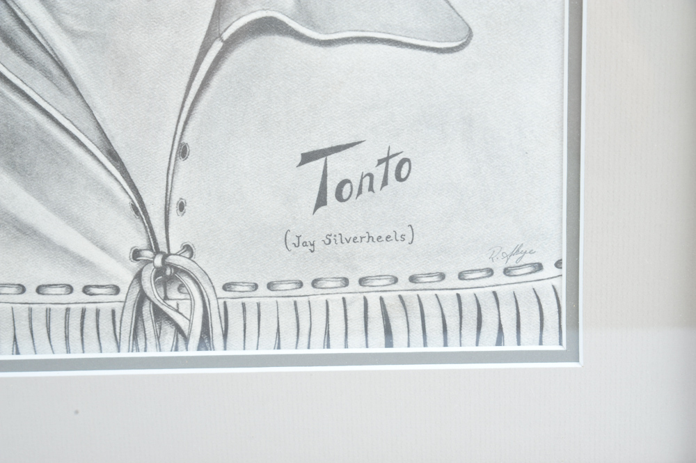 Ray Skye "Tonto (Jay Silverheels)" Signed Limited Edition Print