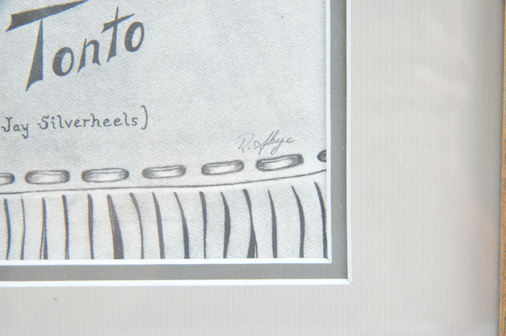 Ray Skye "Tonto (Jay Silverheels)" Signed Limited Edition Print