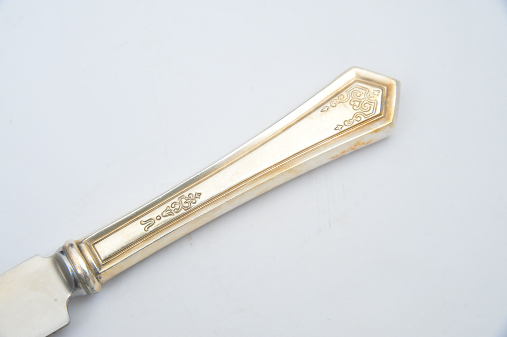 1865 WM Rogers XII  Silver Plate Flatware in Case