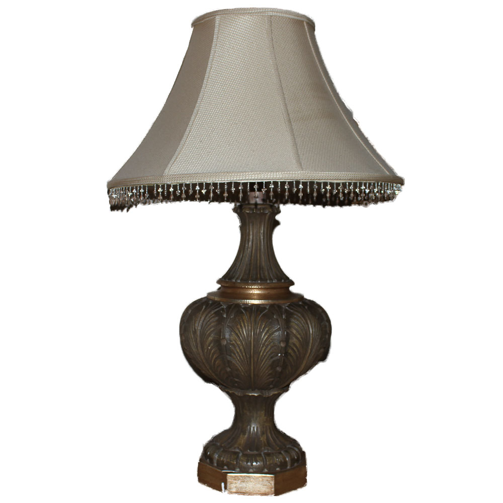 Neoclassical Bronze Tone Lamp