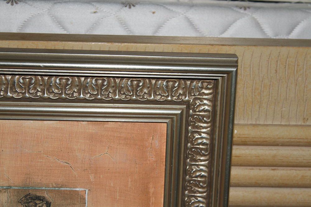 Pair of Orange Figure Study Giclées