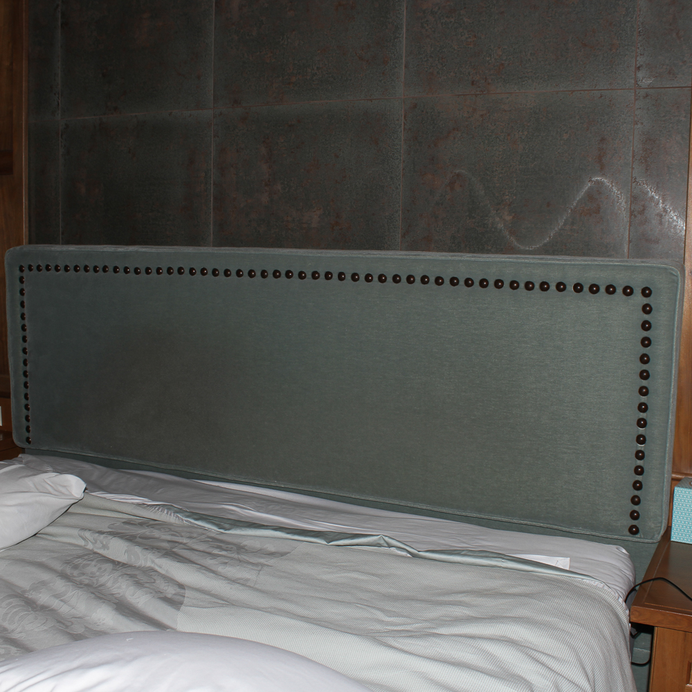 Contemporary Mohair Headboard