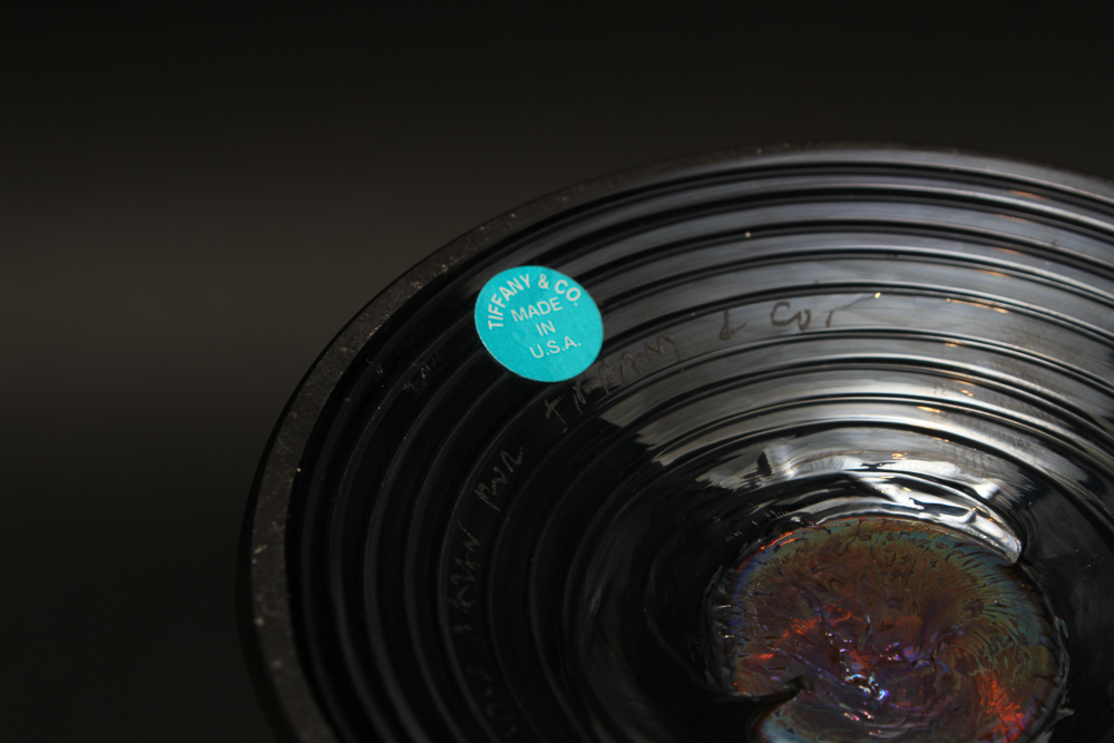 Pair of Tiffany Crystal Candlesticks