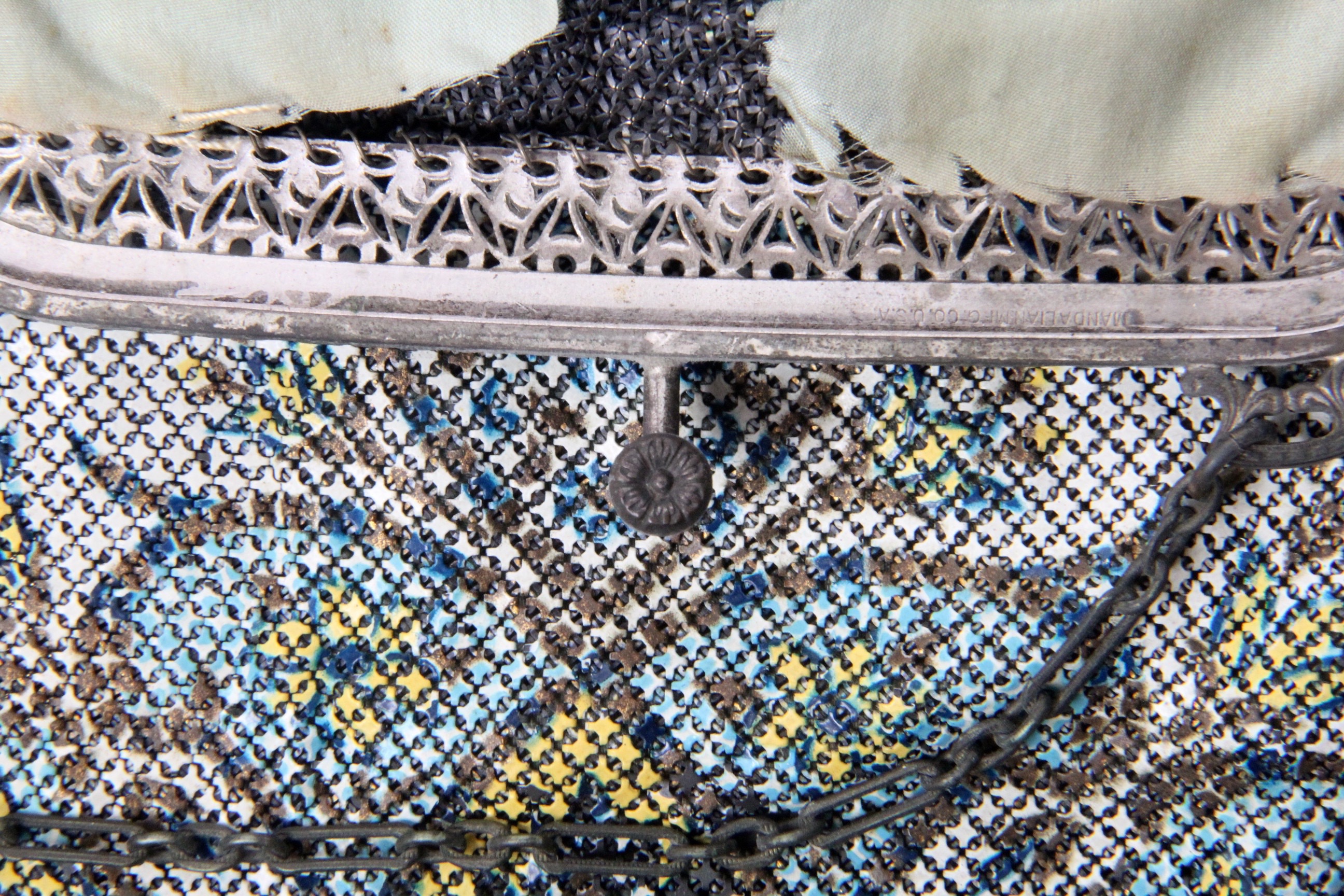 Circa 1920s Mandalian Co. Metal Mesh Purse