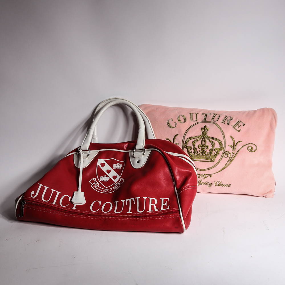 Juicy Couture Bag and Pillow