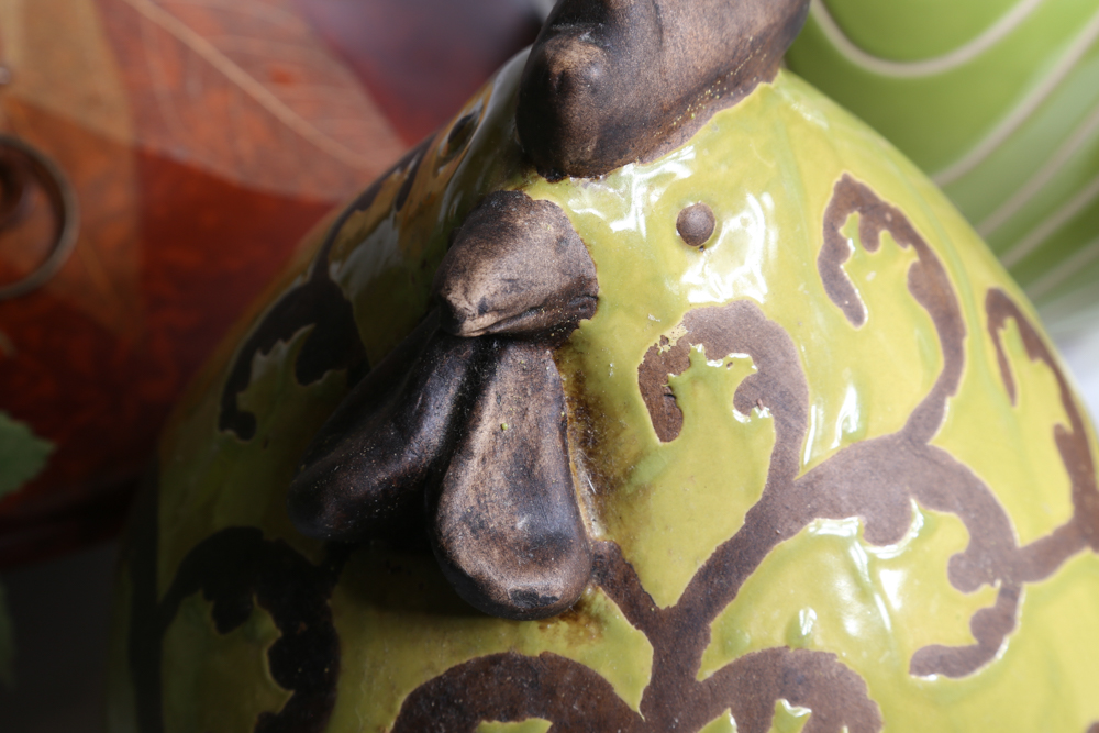 Assorted Ceramic Home Décor and Artificial Plants