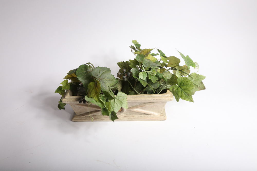 Assorted Ceramic Home Décor and Artificial Plants