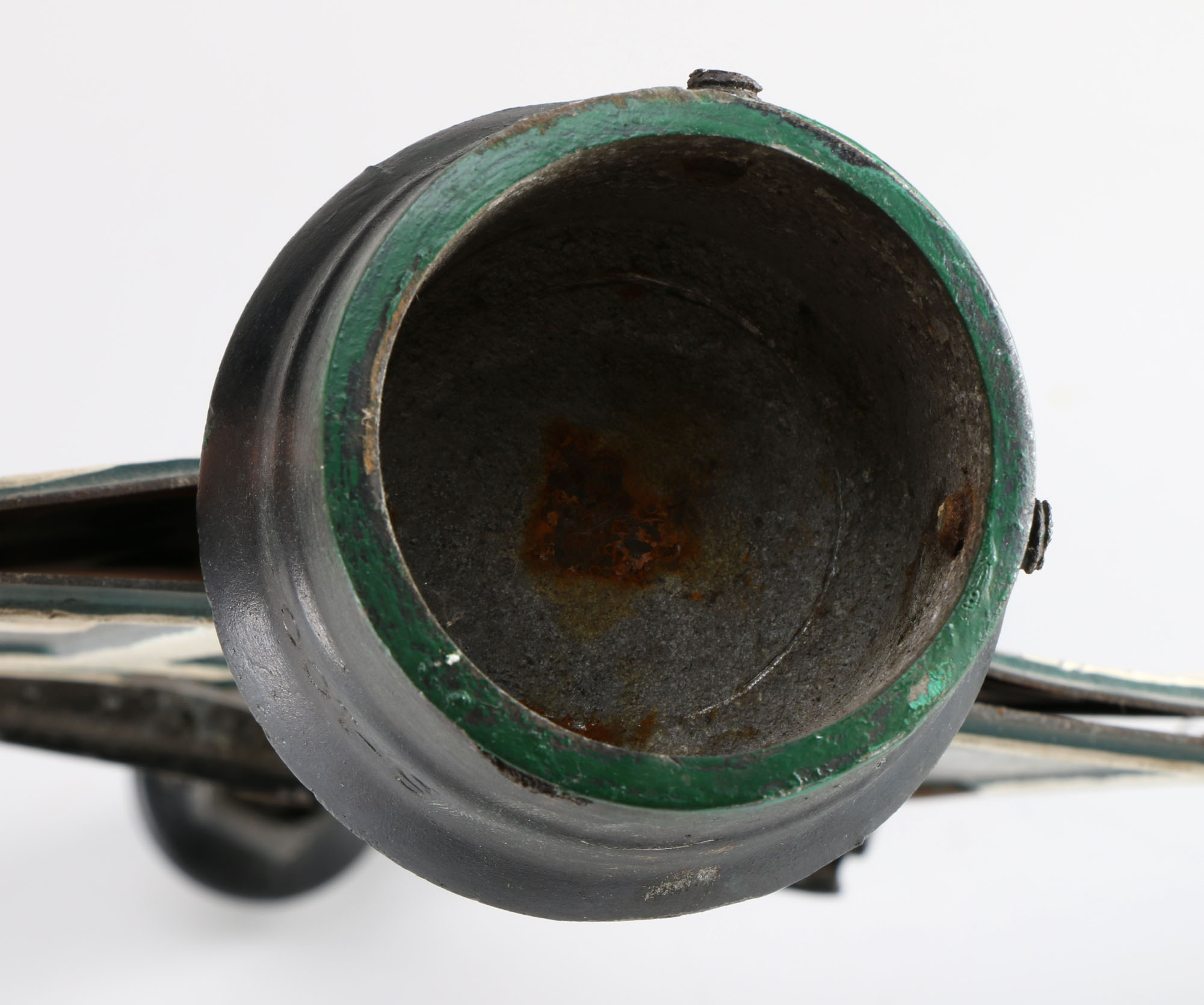 A Vintage Green and White Street Sign