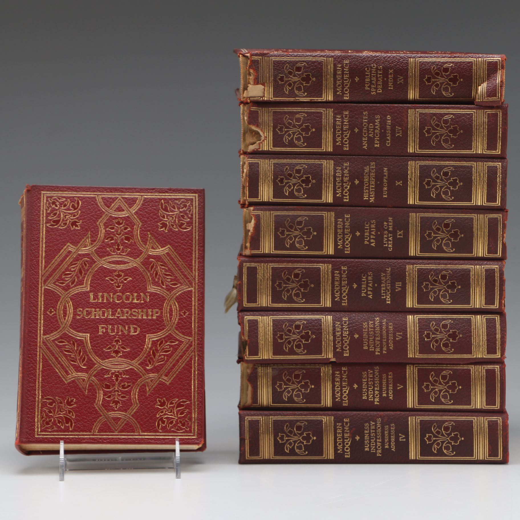 Collection of "Modern Eloquence" Books