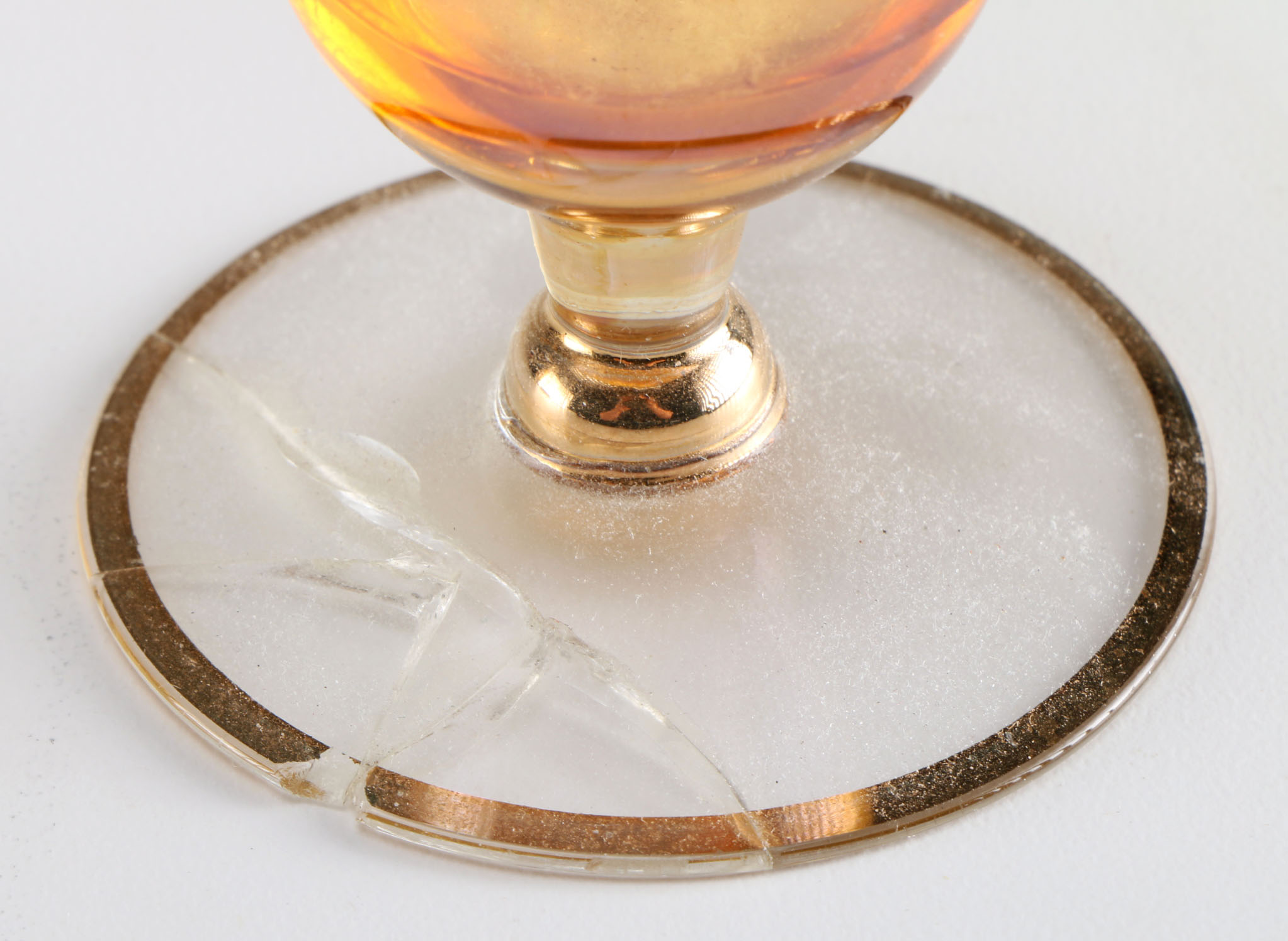 Two Sets of Decorative Bud Glass Vases