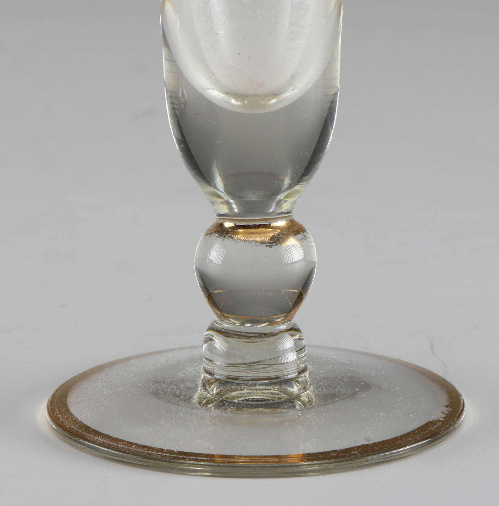 Two Sets of Decorative Bud Glass Vases