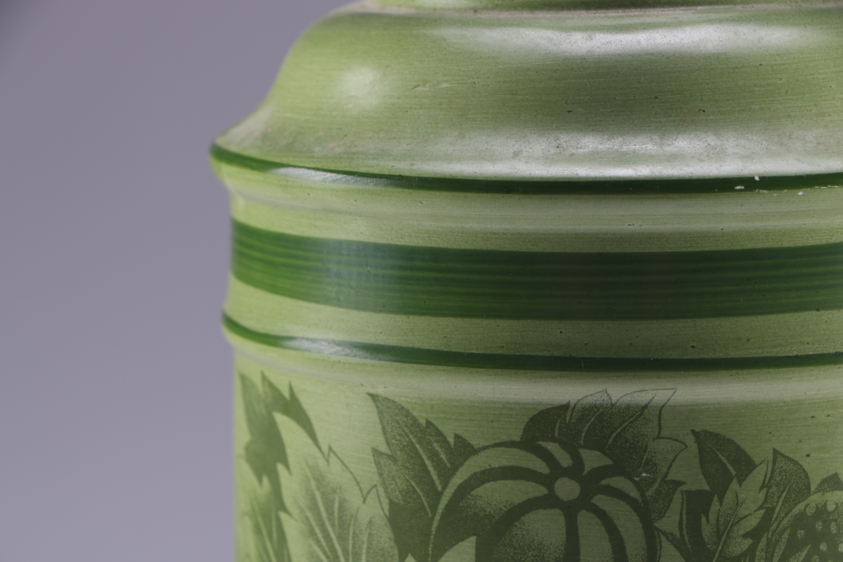 Pair of Lamps with Floral Pattern