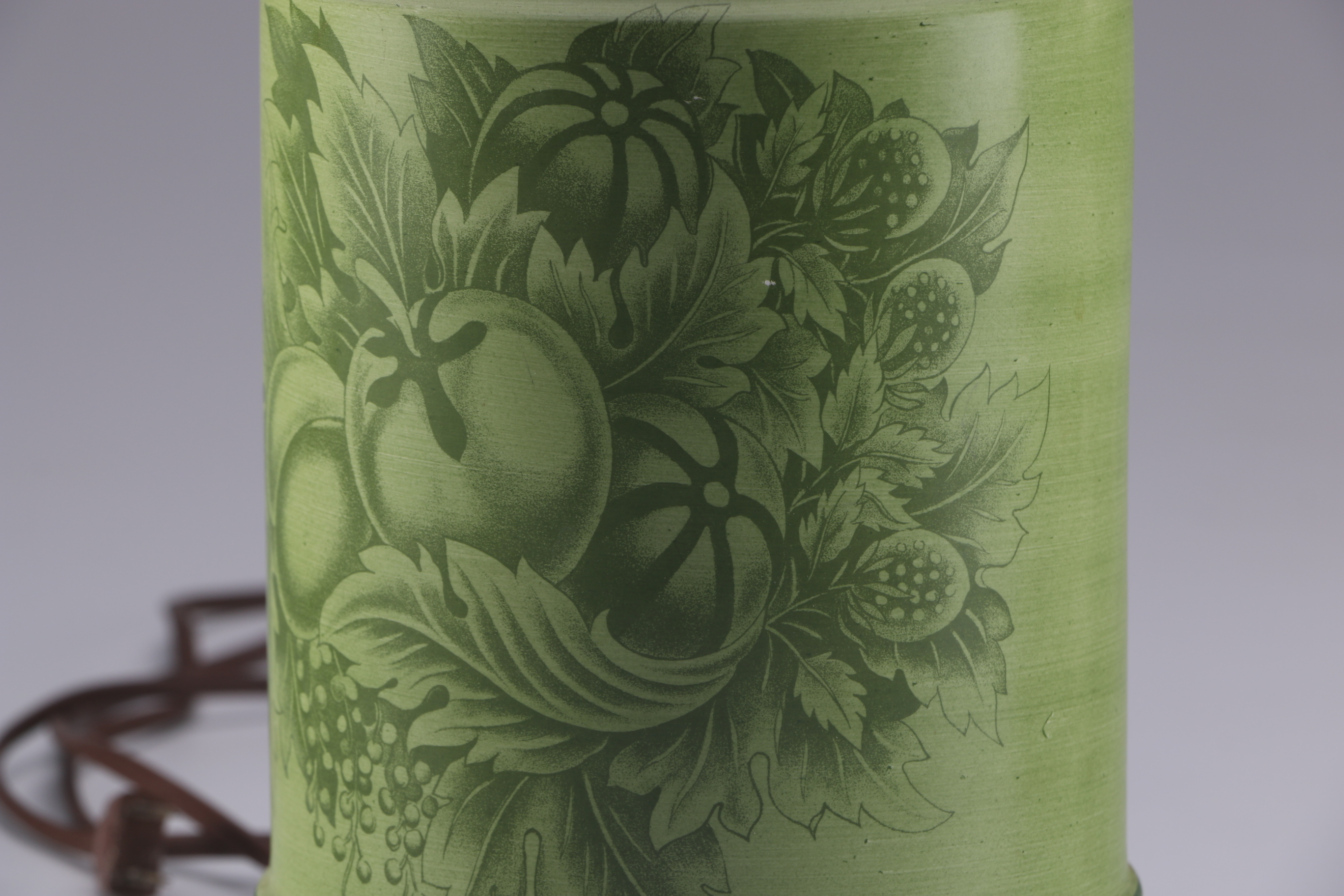 Pair of Lamps with Floral Pattern