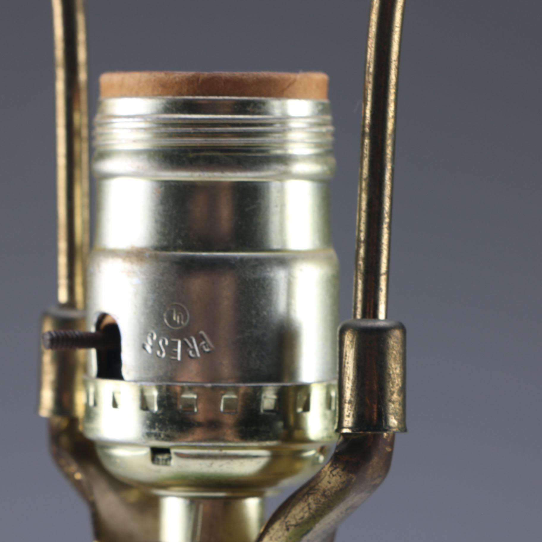 Pair of Lamps with Floral Pattern