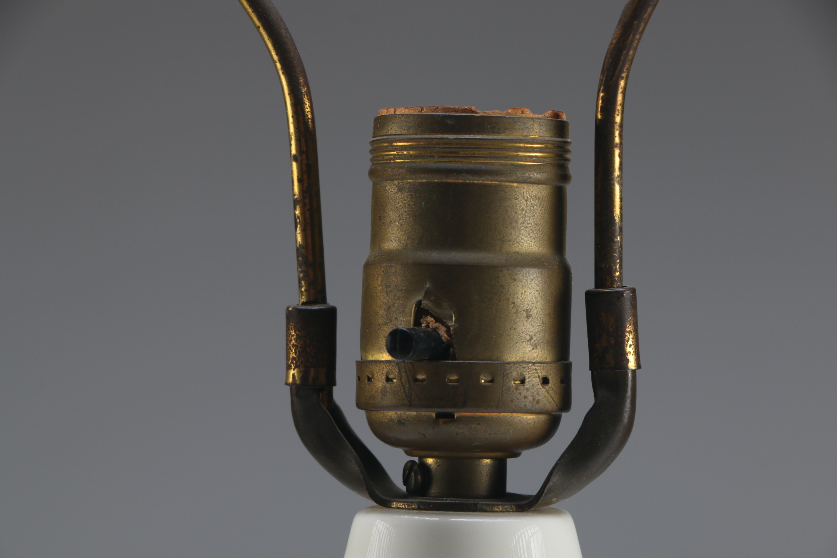 Pair of Lamps with Floral Pattern