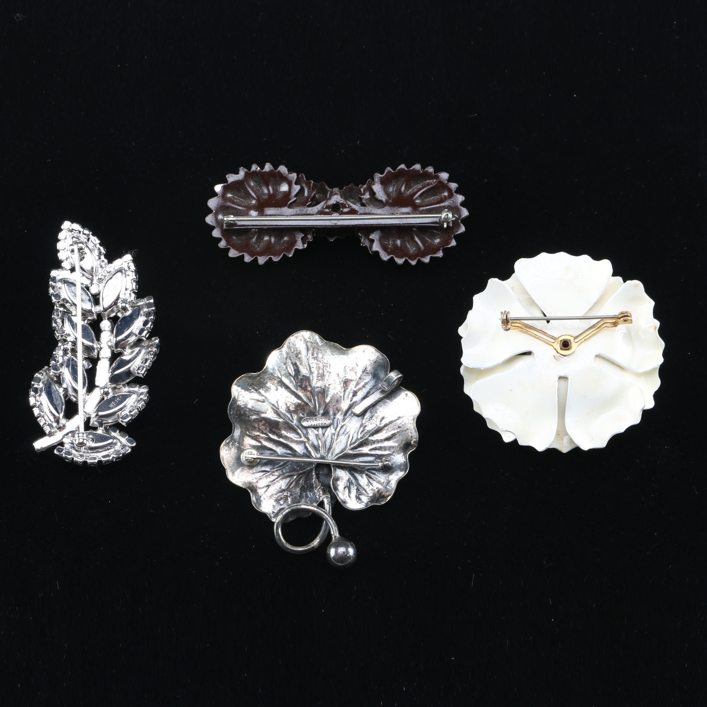 Selection of Four Vintage Brooches