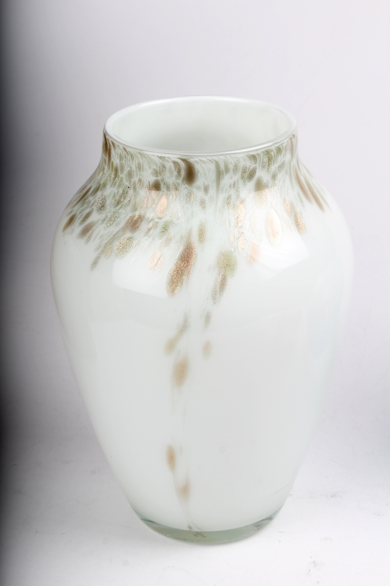 Red White and Blue Art Glass Vases