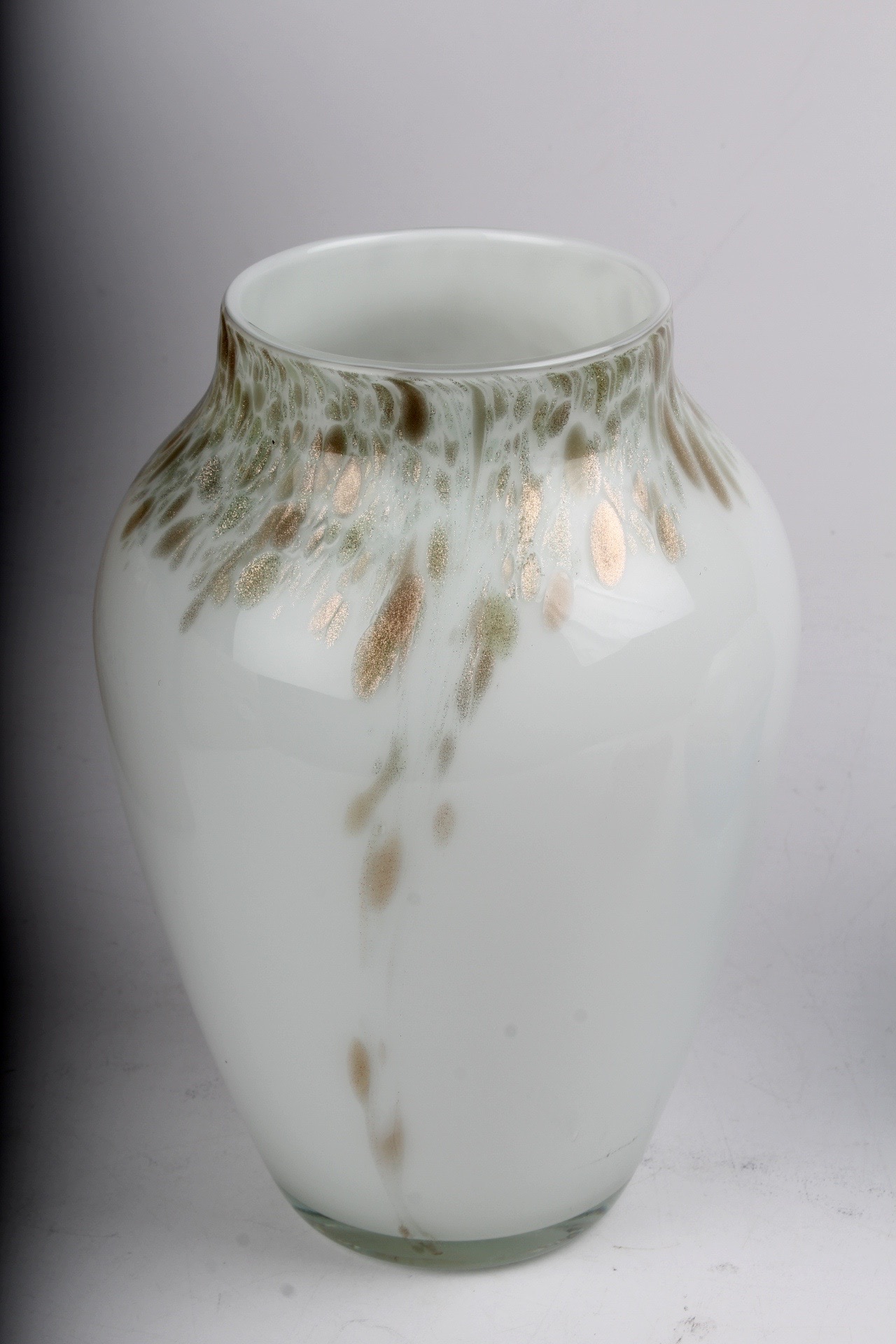 Red White and Blue Art Glass Vases