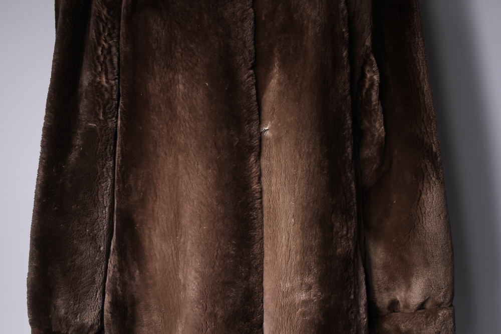 Vintage Sheared Beaver Fur Coat by Pino