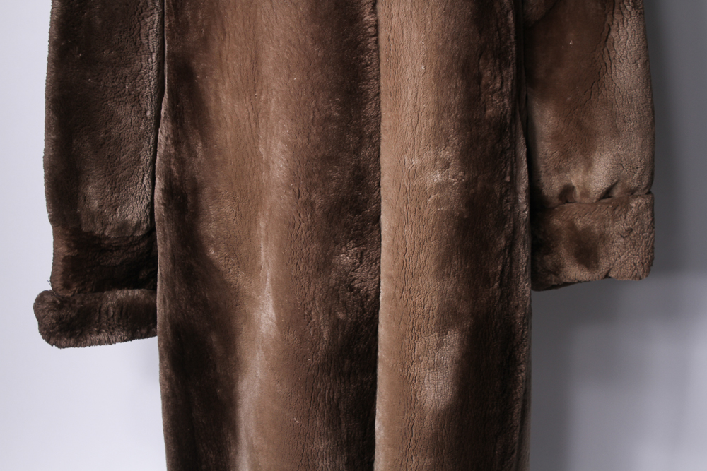 Vintage Sheared Beaver Fur Coat by Pino