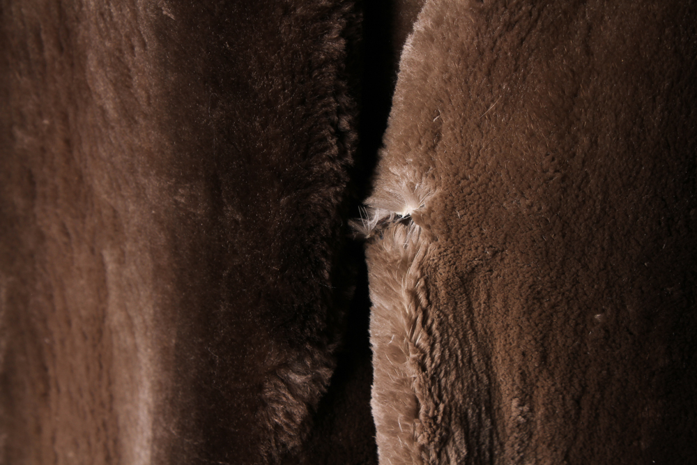 Vintage Sheared Beaver Fur Coat by Pino