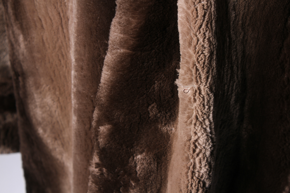 Vintage Sheared Beaver Fur Coat by Pino