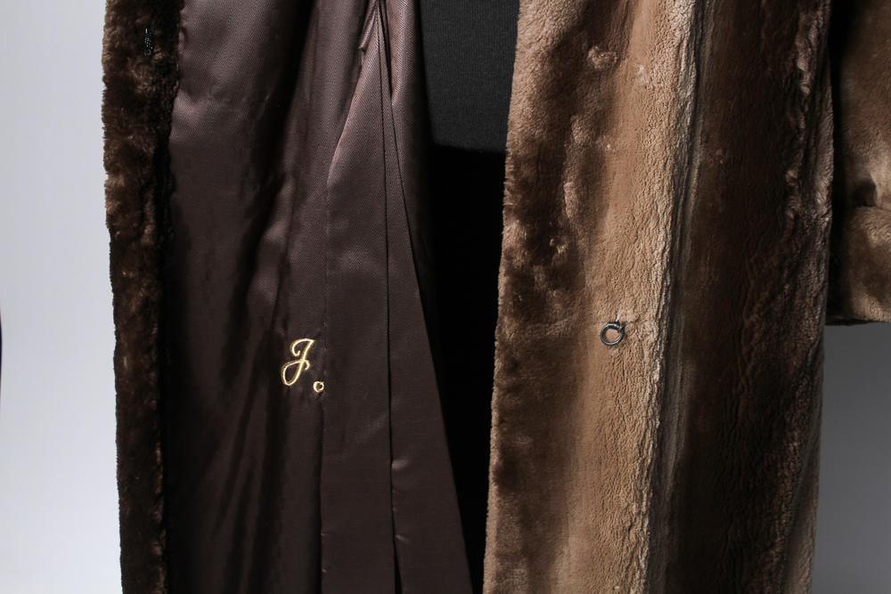 Vintage Sheared Beaver Fur Coat by Pino