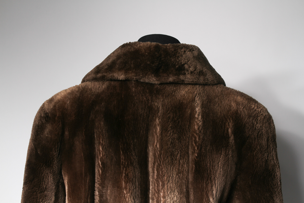 Vintage Sheared Beaver Fur Coat by Pino
