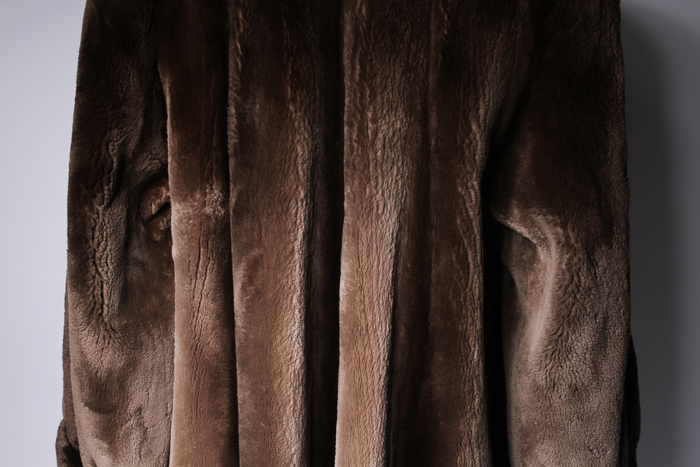 Vintage Sheared Beaver Fur Coat by Pino