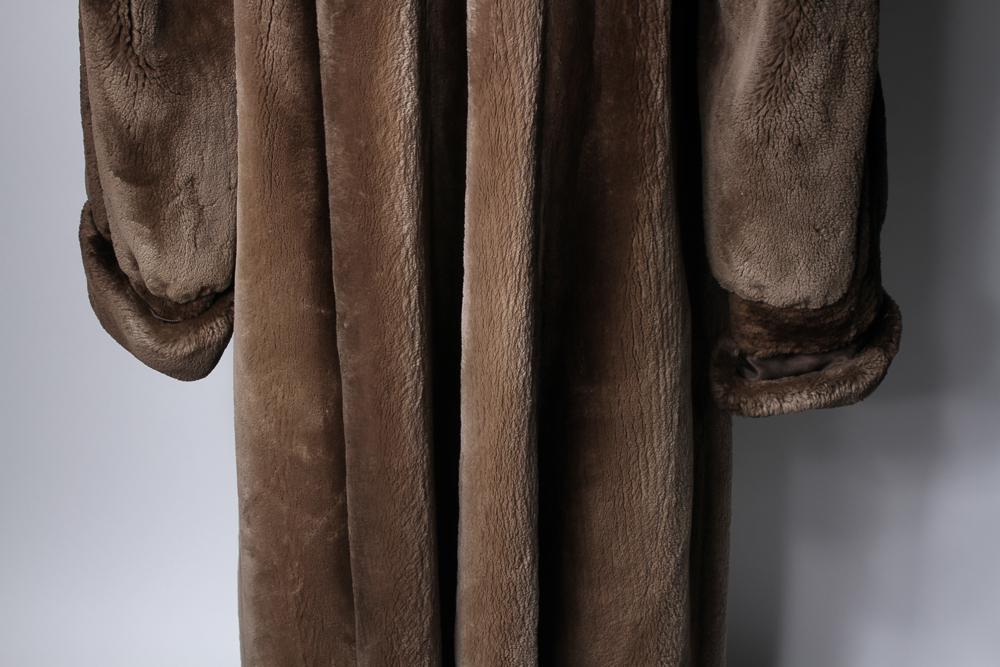 Vintage Sheared Beaver Fur Coat by Pino