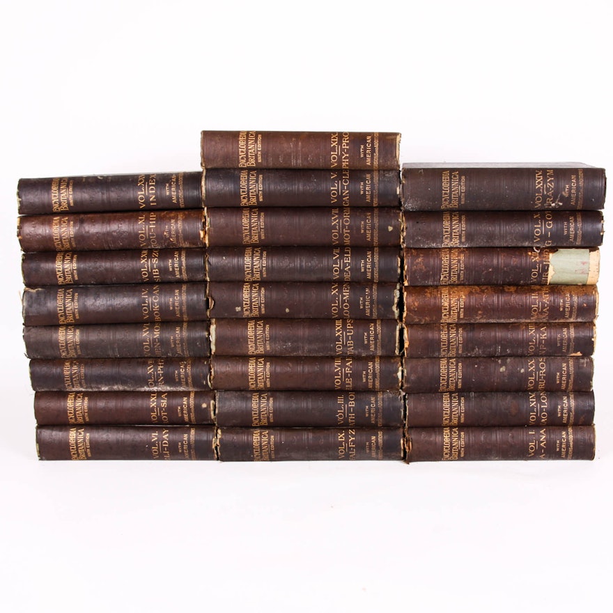 1895 Ninth Edition Encyclopedia Britannica