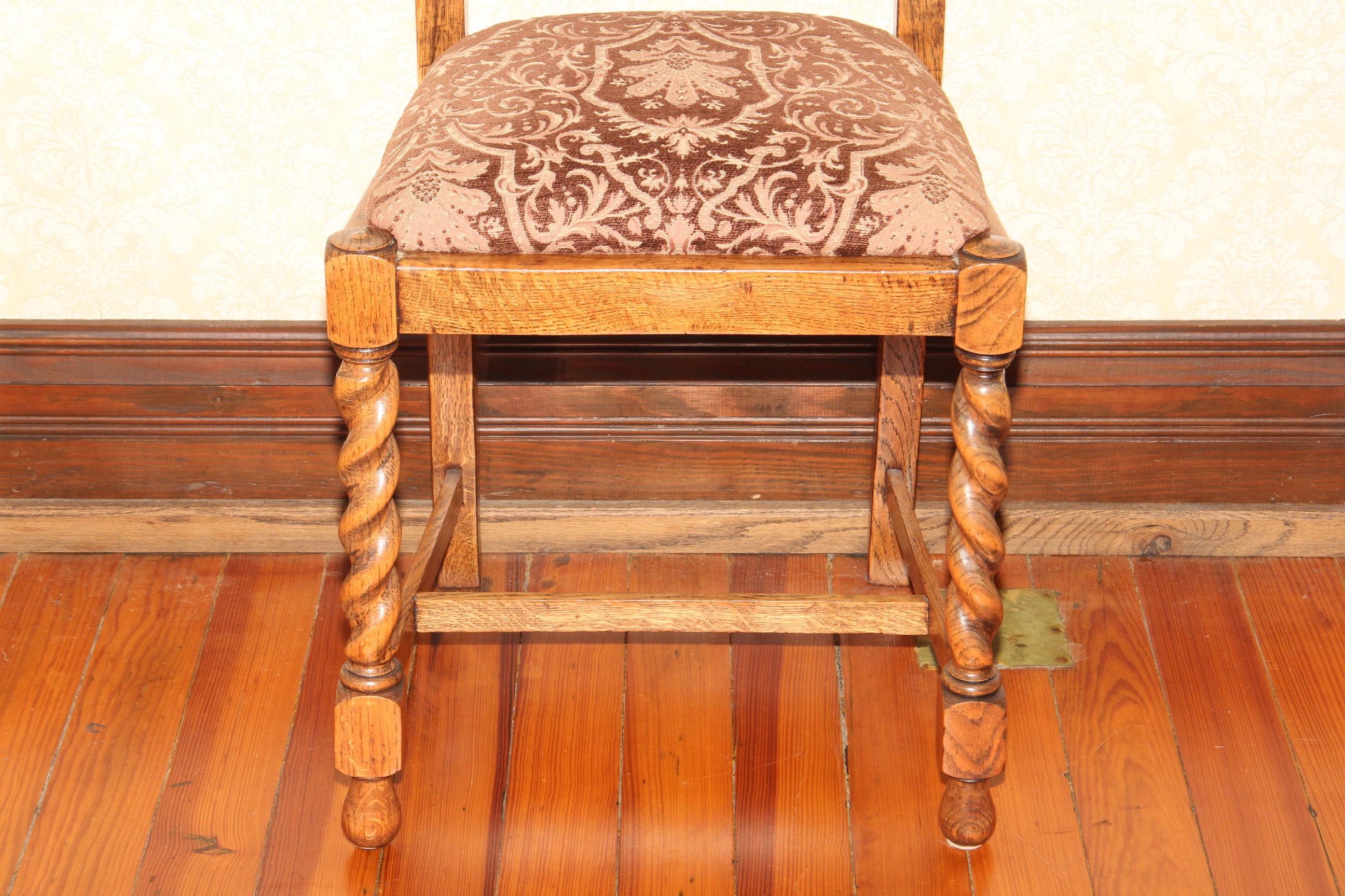 Set of Barley Twist Dining Room Chairs